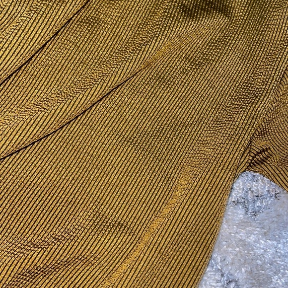 Zara Gold and Black Stripe Pop Over with long Sleeve - Picture 9 of 12